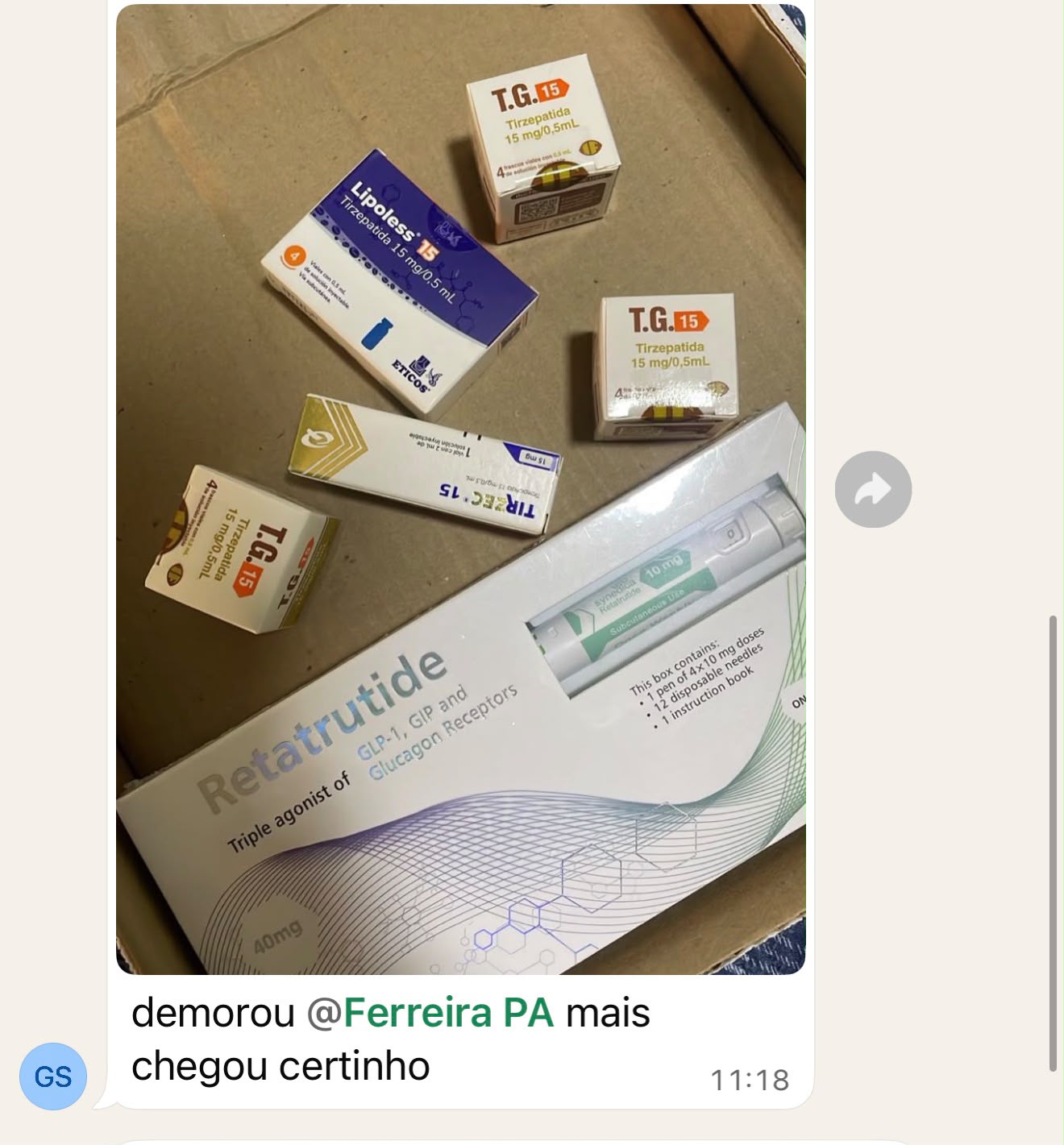 Pedido de cliente
